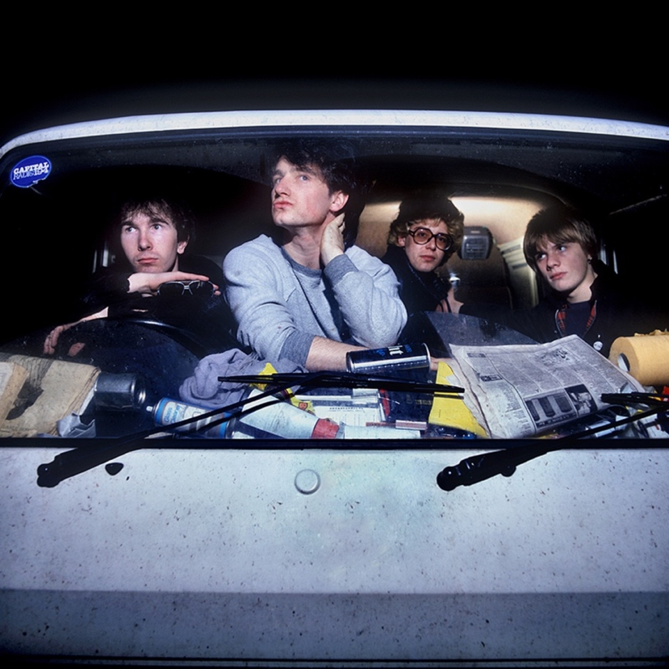 Photos U2 in a cab, 1979
